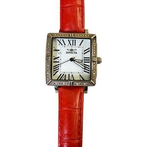 Invicta Women’s Wildflower Collection Square Tank Quartz Watch, Model 12410